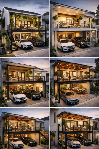 Mezannine Teras Rumah Keren di Pondok Cina